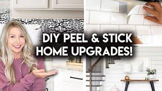 5 RENTER FRIENDLY PEEL & STICK PRODUCTS  REMOVABLE UPGRADES