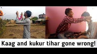 Kaag and Kukur tihar Gone wrongComedy VideoB-Dox