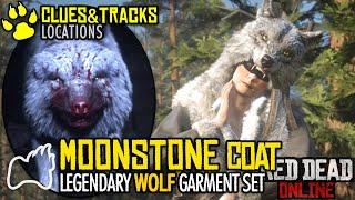 RED DEAD ONLINE How to Get the Legendary MOONSTONE Wolf Coat Garment Naturalist  Clues and Tracks