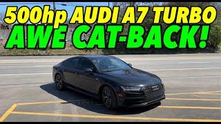 500hp Audi A7 3.0L Turbo V6 w AWE Cat-Back Exhaust