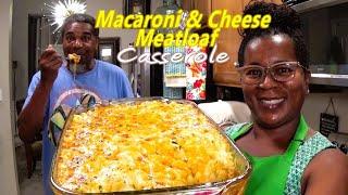 Macaroni & Cheese Meatloaf Casserole  This Dish is Also Known as Pastitsio Which is a Greek Lasagna