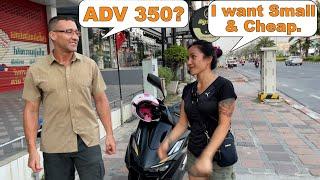 Motorcycle & Scooter Prices & Availability in Pattaya Thailand.