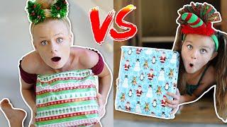 HIDE and SEEK CHRISTMAS PRESENTS challenge Mia VS Sienna  Fizz Sisters