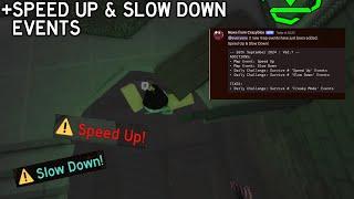 Roblox - Flood Escape 2 UPDATE with Speed Up & Slow Down Events?