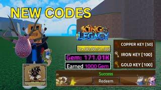 *NEW* ALL WORKING CODES IN KING LEGACY 2024  KING LEGACY CODES DRAGON