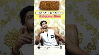 Homemade Gaining Protein Bar. #fitnessinfluencerbaba #proteinbar  #newshort #viral