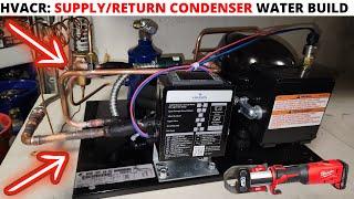 HVACRPLUMBING Installing SupplyReturn Condenser Water Piping For Water Source Condensing Unit