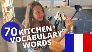 Kitchen vocabulary in French  70 words basic to advanced