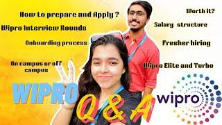 Wipro Q&AEverything you need to knowWipro Interview Rounds & Questions How to Apply and Prepare