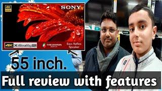 Sony Bravia 55  Inch 4K LED TV 55X7500H  Full review with features explained