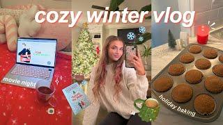 WINTER VLOG ️️ christmas markets holiday baking cozy & aesthetic