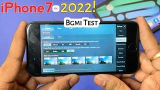 4kiPhone7 in 2022 Worth it for PUBGBGMI Test  Battery drain test & Performance test  VMinds 