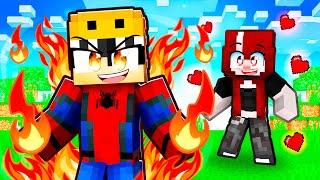 Playing as an ELEMENTAL SUPERHERO in Minecraft