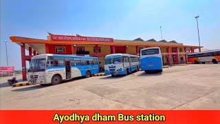 Ayodhya dham Bus stationayodhya Bus stationAyodhya bypass to ayodhya dham Bus stationayodhya vlog