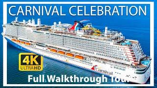 Carnival Celebration  Full Walkthrough Cruise Ship Tour 2024  Roller Coaster & Water Park   2024