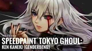 IbisPaintX Speedpaint Tokyo Ghoul Ken Kaneki Genderbend