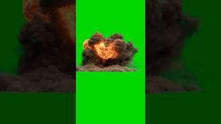 Realistic Explosion green screen effects #cgi #shortsfeed #shortvideo #animation #greenscreen