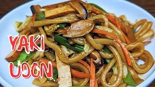 Yaki Udon Noodles Recipe with Vegetables and Tofu  Stir Fry Udon Noodles  Dinner and Lunch