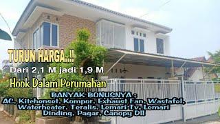 TURUN HARGA... RUMAH STRATEGIS POSISI HOOK DALAM PERUMAHAN TAMAN CIMANGGU BOGOR  082277775682