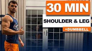30 MIN Perfect Shoulder and Leg Workout  Maximum Gain - Day 3  velikaans