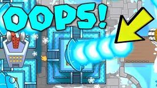 USING THE HACKED HYPERSONIC TEMPLE BY ACCIDENT BANANZA LATEGAME  Bloons TD Battles