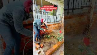 Pressure Washing Bricks  #shortsvideo #diy #entrepreneur #renovation #home #property #shorts