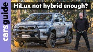 Toyota HiLux 48V hybrid 2024 review Rogue pick-ups fuel consumption lowered with new V-Active tech