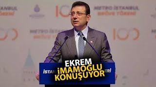 Ekrem İmamoğlu Metro İstanbul Bröve Töreninde konuşuyor