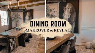 FORMAL DINING ROOM MAKEOVER & REVEAL  RUSTIC LUXURY  RESTORATION HARDWARE 2024