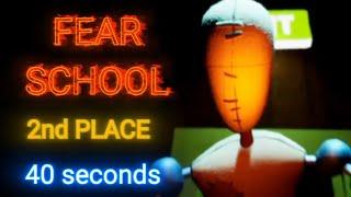 FEAR SCHOOL PS4 2ND PLACE SPEEDRUN