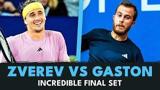 INCREDIBLE Final Set Alexander Zverev vs Hugo Gaston  Hamburg 2024 Highlights