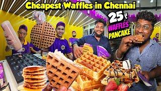 தன்னம்பிக்கையில் உருவான Wafflebox  25₹ Waffle & Pancake in Chennai  Tamil Food Review