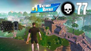 77 Elimination Solo vs Squads Gameplay Build  Zero Build Wins Fortnite Chapter 4 Season 3