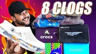 8 BEST CROCSCLOGSSLIDERS FOR MEN  Crocs Red Tape Asian Amazon Footwear Haul 2024  ONE CHANCE