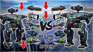 WR  ALL 10.4 Nerfs LIVE – BEFORE VS AFTER Comparison  War Robots