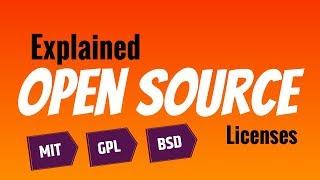 Open Source Licenses Explained  Which one to use - Apache MIT GPL?