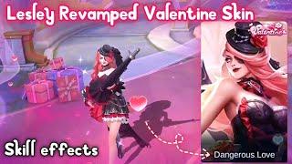 LESLEY REVAMPED VALENTINE SKILL EFFECTSSO CUTEMobile legends