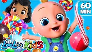 Lollipop & Other Favorite Kids Songs  1-Hour Musical Compilation by LooLoo Kids