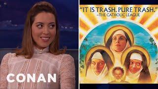 The Catholic League Condemned Aubrey Plaza’s New Movie  CONAN on TBS