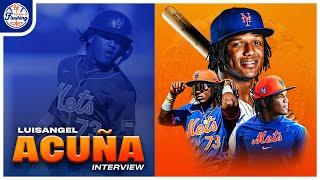 Luisangel Acuña Talks About His First Mets Spring Training and Relationship With His Brother