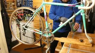 Bianchi Rekord 836 Rennrad 1990er herrichten  Prepare Bianchi Rekord 836 racing bike 1990s