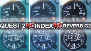 THROUGH THE LENSES - QUEST 2 vs Reverb G2 vs INDEX 90Hz Quest