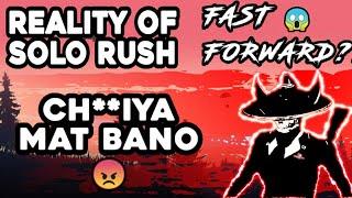 REALITY OF SOLO RUSH AND HIS CHINESE REFLEXES  HOW MONTAGES CAN MAKE YOU A FOOL  EXPOSE VIDEO