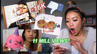 REACTING TO MY MOST VIRAL SQUISHY VIDEOS... uh oh