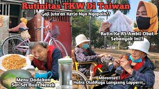 GAJI JUTAAN KERJA NYA APA??  RUTINITAS TKW DI TAIWAN MENJAGA LANSIA