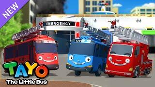 LETS GO Fire Truck  Frank the fire truck song  Tayo Rescue Team Song  Tayo the Little Bus