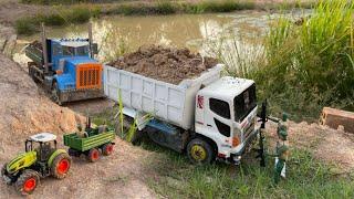 The Rc hino 500 overweight truck was inspected by the police.Rc Tractor.Great Rc Trucks…