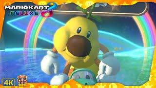 Mario Kart 8 Deluxe DLC ⁴ᴷ Moon Cup 200cc 3-Star Rank Wiggler gameplay