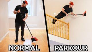 Parkour VS Normal People In Real Life