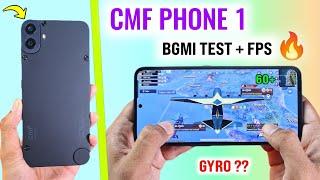 CMF Phone 1 Bgmi Pubg Test  CMF Phone 1 Bgmi Gaming Graphics Test FPS Gyro Battery Drain Test